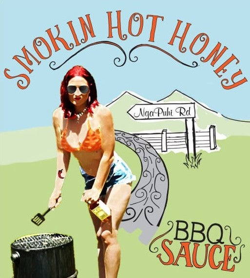 Ngapuhi Road Smokin Hot Honey BBQ Sauce 150ml
